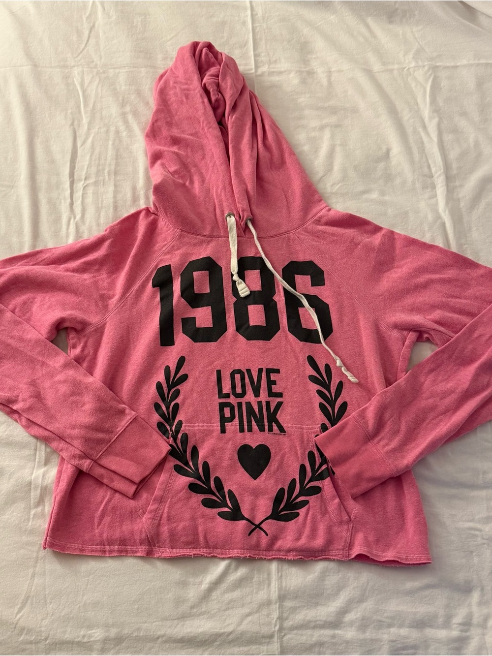 Y2K 2015 Pink Victoria's Secret PINK hoodie size L